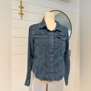 Lonestar Western Style Denim Button Down Shirt